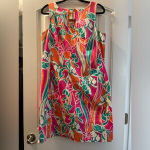 Calvin Klein size 12 brightly colored print dress